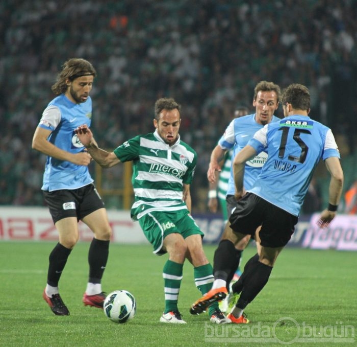 Bursaspor-Akhisar Belediyespor maçı fotoğrafları