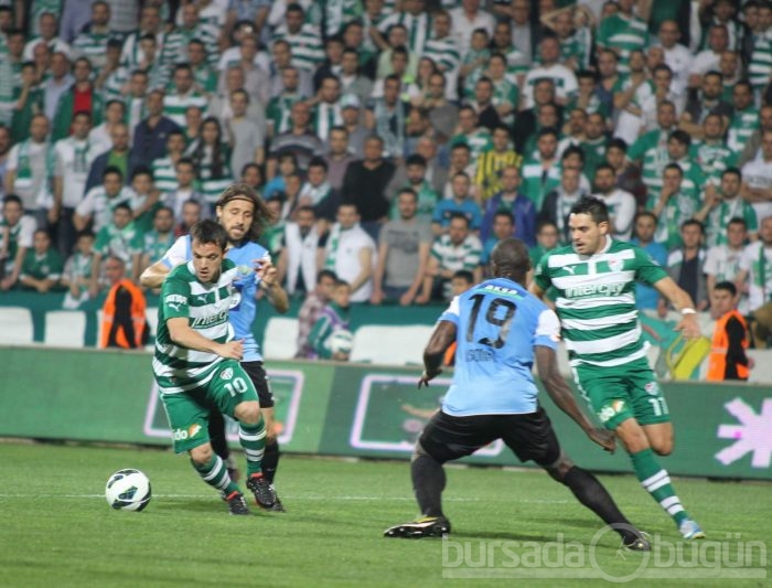 Bursaspor-Akhisar Belediyespor maçı fotoğrafları