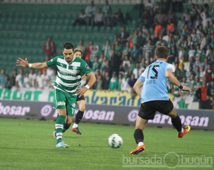 Bursaspor-Akhisar Belediyespor maçı fotoğrafları