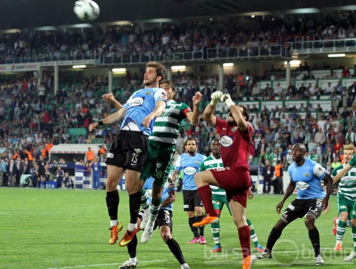 Bursaspor-Akhisar Belediyespor maçı fotoğrafları