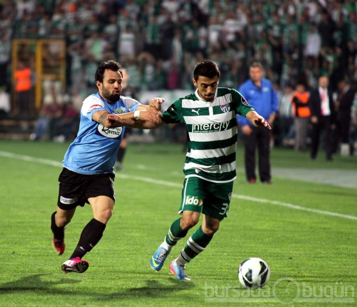 Bursaspor-Akhisar Belediyespor maçı fotoğrafları