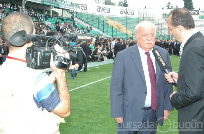 Spor, siyaset ve iş dünyası EFSANE BAŞKAN için bir arada