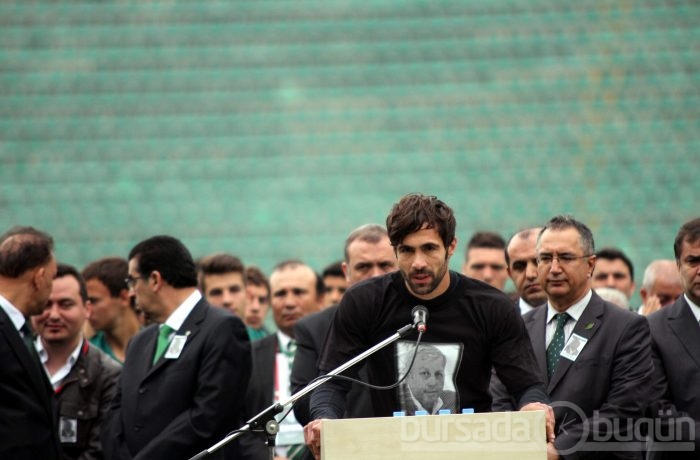 İbrahim Yazıcı'nın naaşı kortej eşliğinde Ulucami'ye getirildi