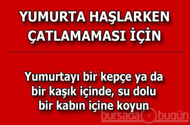 Hayat kurtaran pratik bilgiler!