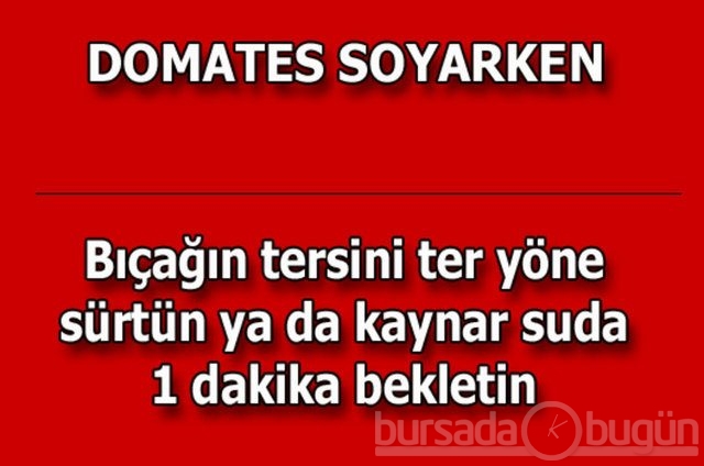 Hayat kurtaran pratik bilgiler!