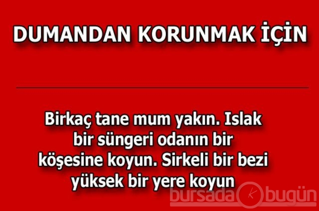 Hayat kurtaran pratik bilgiler!