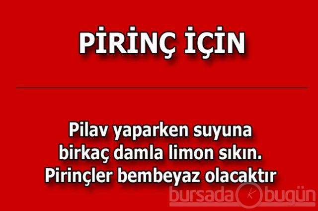 Hayat kurtaran pratik bilgiler!