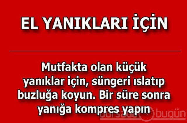 Hayat kurtaran pratik bilgiler!