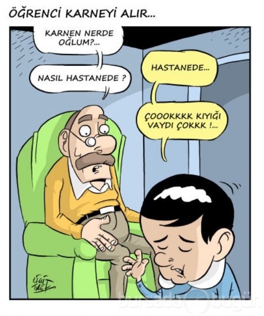 Komik karne karikatürleri