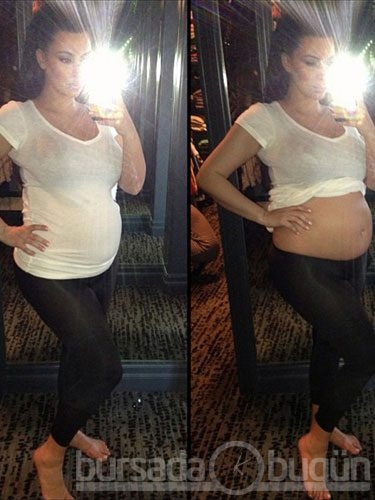 Kim Kardashian'ın kızı oldu!