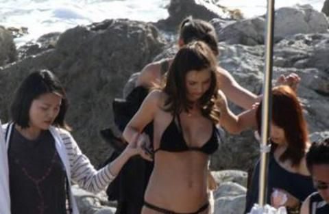 Victoria's Secret kamera arkası 