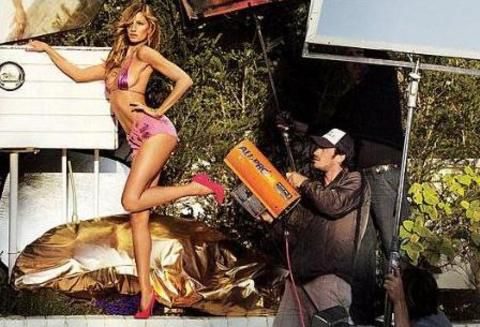 Victoria's Secret kamera arkası 