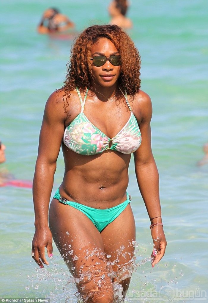 Serena, Miami'de stres atıyor! 