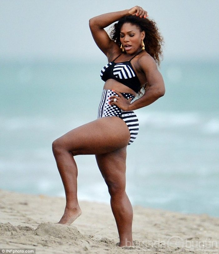 Serena, Miami'de stres atıyor! 