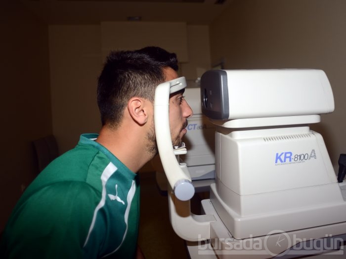 Bursaspor'da sağlık kontrolleri başladı