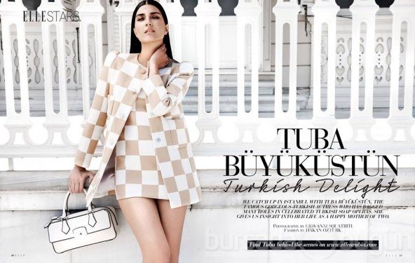 Tuba Büyüküstün'ün Elle Arabia dergisi çekimleri