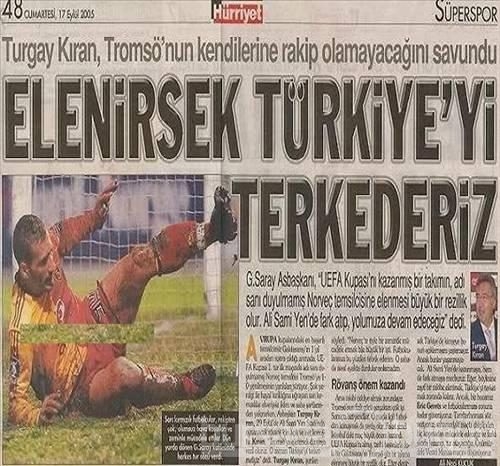 Unutulmayan gazete manşetleri