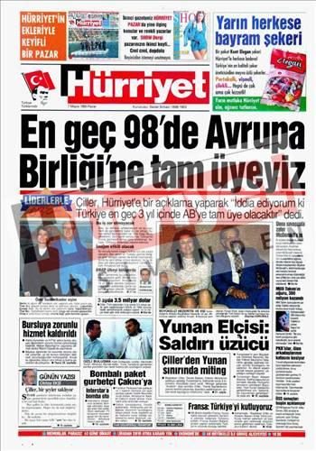 Unutulmayan gazete manşetleri