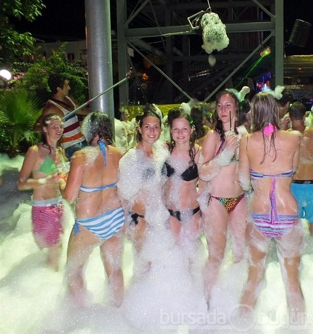 Marmaris'te ıslak parti!