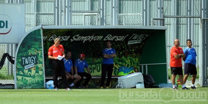 Bursaspor taktik çalıştı