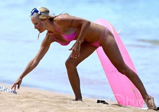 'Pamela Anderson eski eşiyle tatilde'