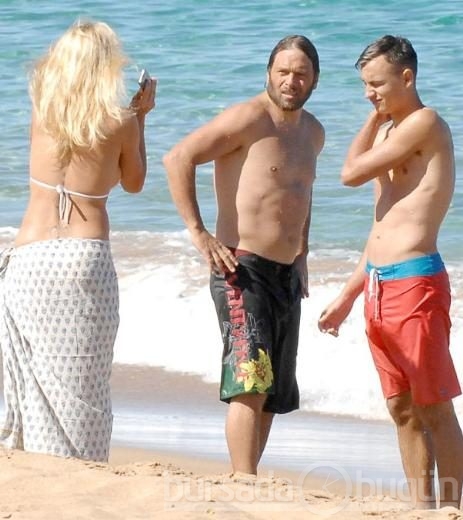 'Pamela Anderson eski eşiyle tatilde'