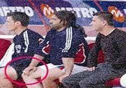 Sigara içen futbolcular