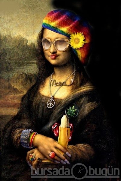 Mona Lisa'yı hiç böyle görmediniz