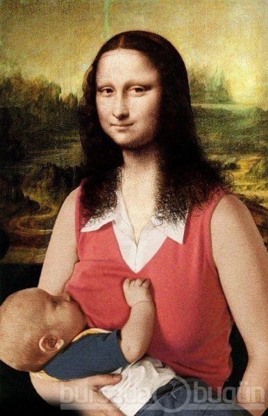 Mona Lisa'yı hiç böyle görmediniz