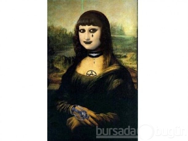 Mona Lisa'yı hiç böyle görmediniz