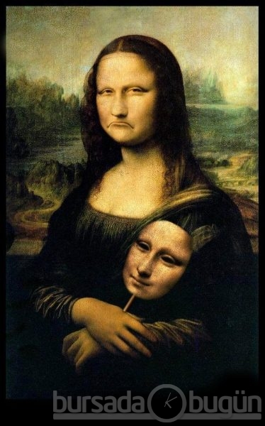 Mona Lisa'yı hiç böyle görmediniz