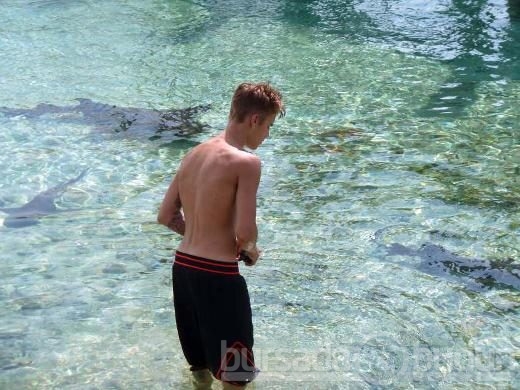 Justin Bieber tatilde