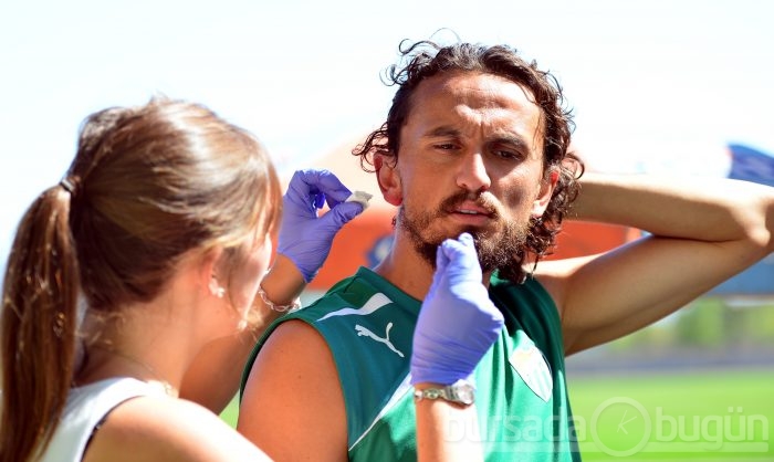 Bursaspor Laktak testinden geçti