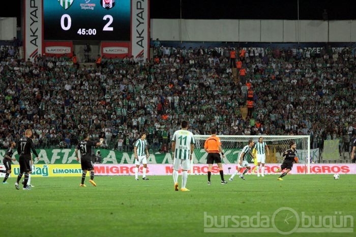 Bursaspor Beşiktaş'a kaybetti!