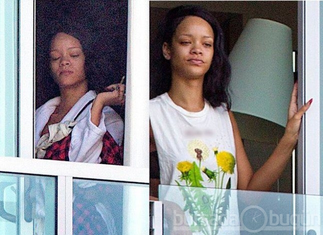 Rihanna yorgunluğa yenik düştü