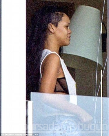 Rihanna yorgunluğa yenik düştü