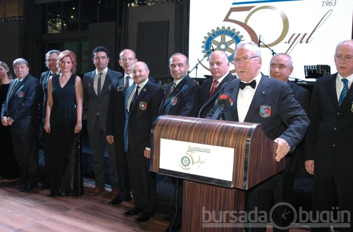 Bursa'da Rotary'nin 50. yıl coşkusu