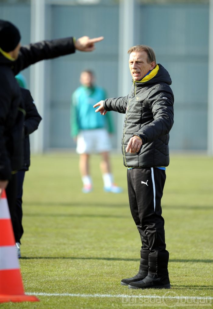 Bursaspor'da neşeli antrenman