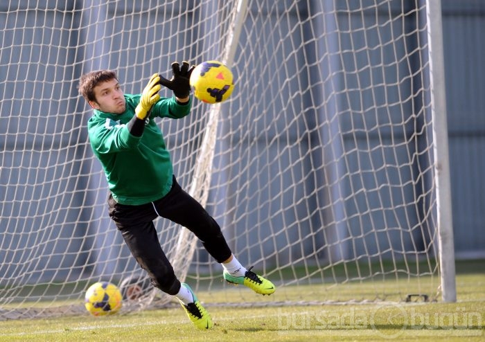 Bursaspor'da neşeli antrenman