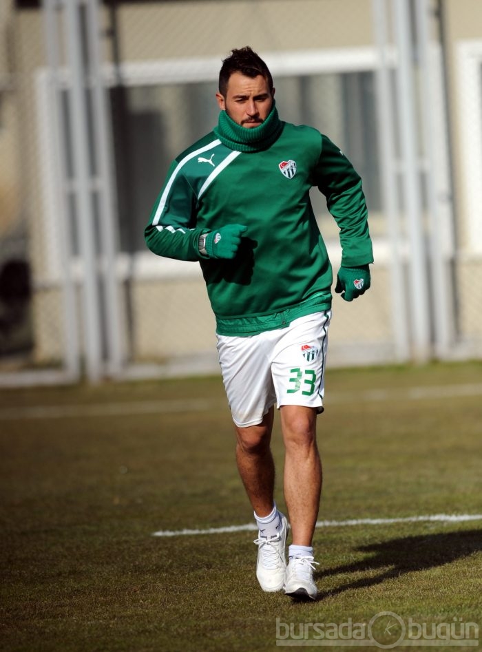 Bursaspor'da neşeli antrenman