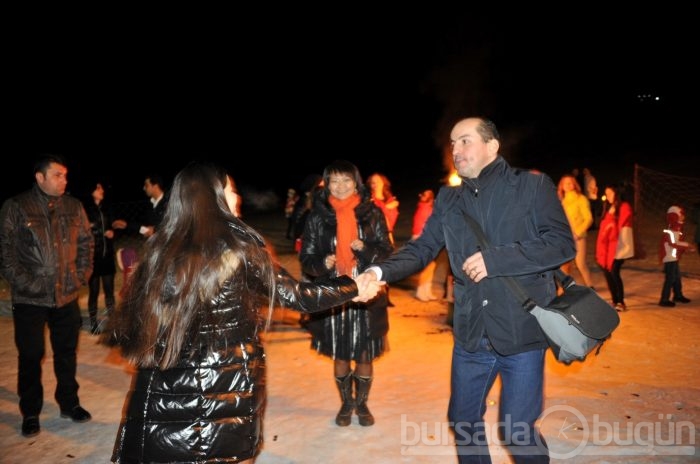 Bursalılar 2014'e böyle girdi