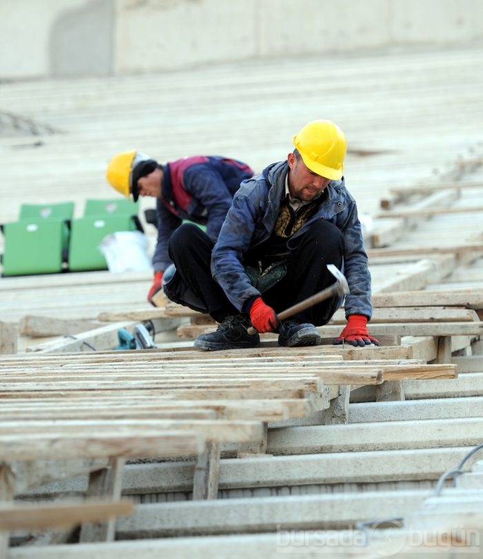 Timsah Arena hızla yükseliyor