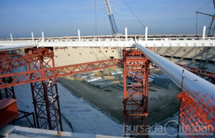 Timsah Arena hızla yükseliyor