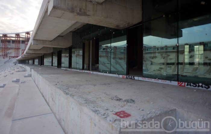 Timsah Arena hızla yükseliyor