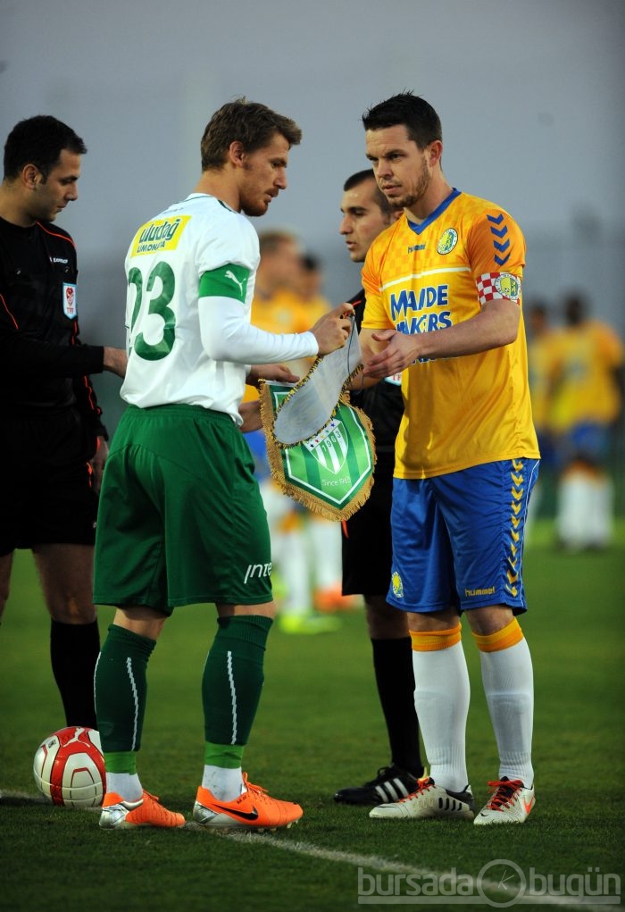 Bursaspor'dan keyifli prova!