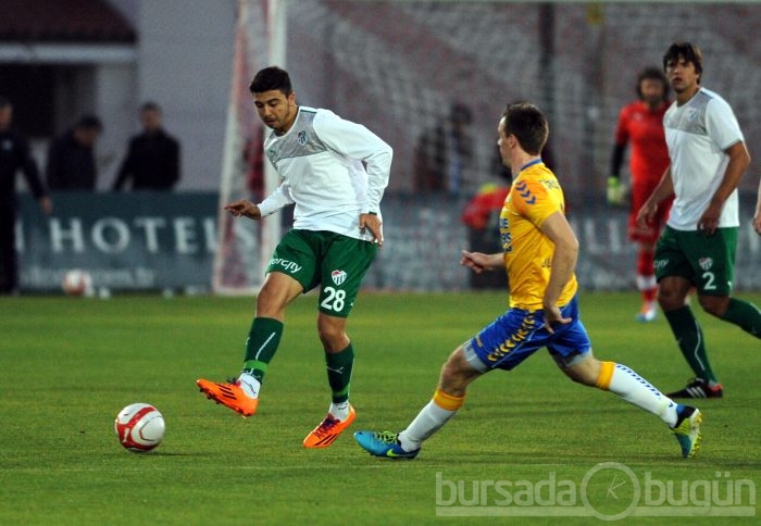 Bursaspor'dan keyifli prova!