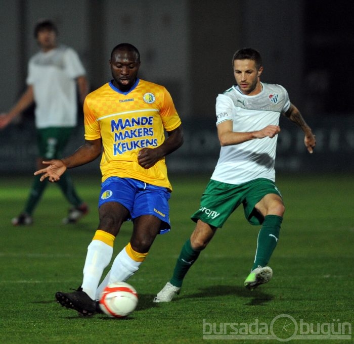 Bursaspor'dan keyifli prova!