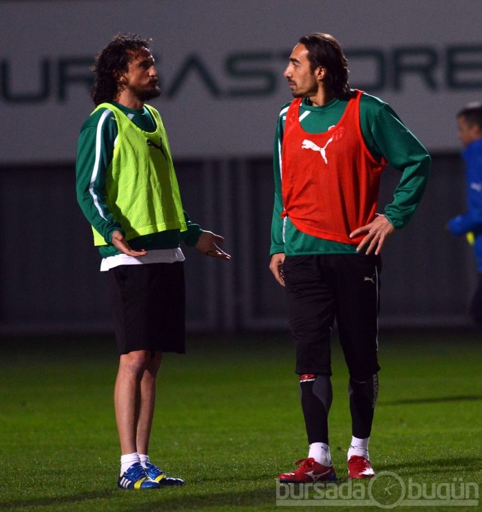 Sercan ve Bekir antrenmana çıktı
