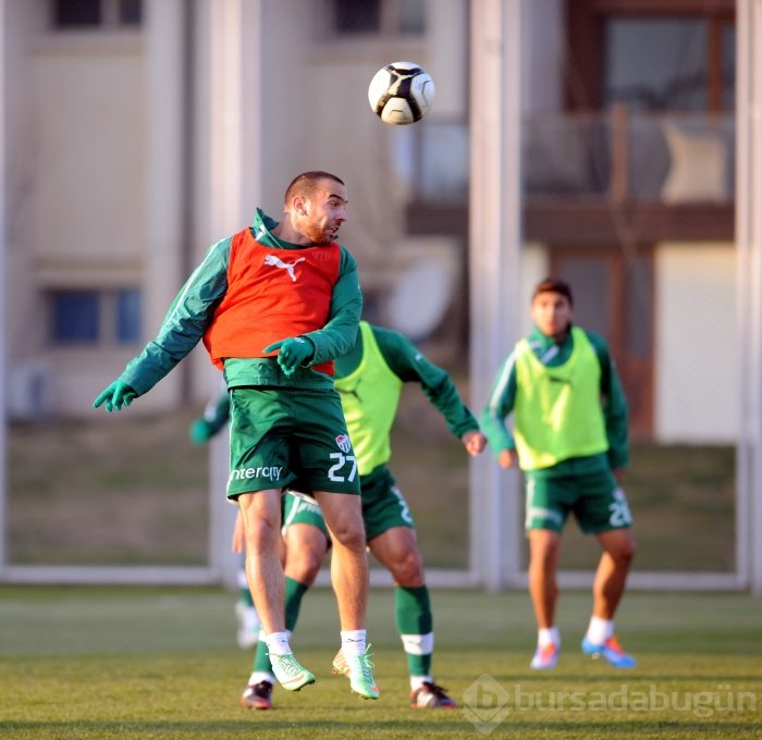 Bursaspor'da yüksek tempo!