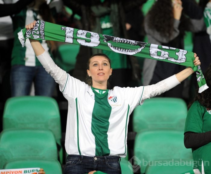 Bayanların ve çocukların Bursaspor aşkı!